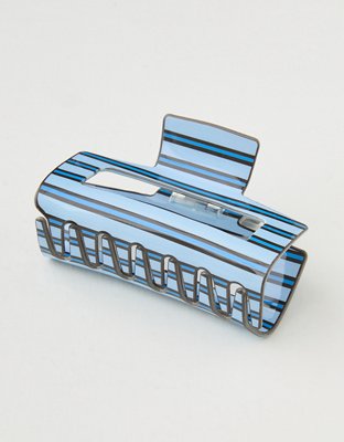 Aerie Large Rectangle Claw Clip - Horizon Sky