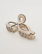 Aerie Large Shoelace Bow Clip - Natural