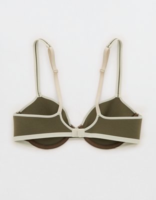Float Full Coverage Unlined Bra - Festive Olive