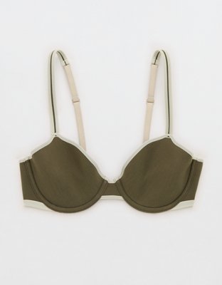 Float Full Coverage Unlined Bra - Festive Olive