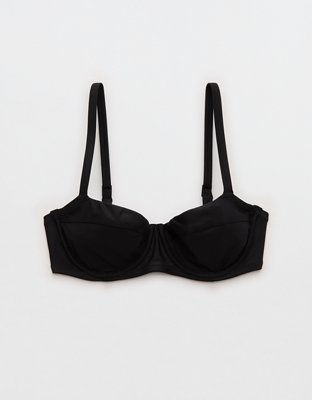 Aerie Unlined Underwire Bikini Top - True Black