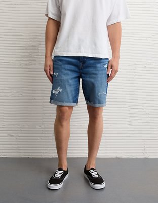 AE Flex+ Denim Short - Medium Destroy