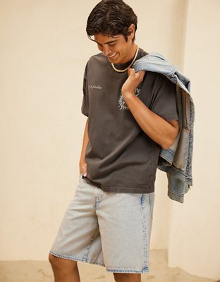 AE Baggy Denim Short - Light Wash