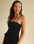 AE Soft & Sexy Asymmetrical Hem Tank Top - True Black