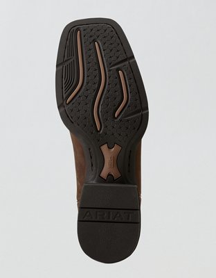 Ariat Men's Sport Wide Square Toe Cowboy Boot - Brown
