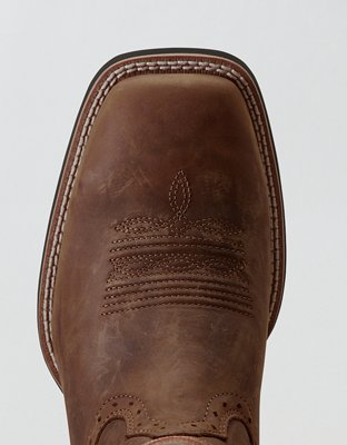 Ariat Men's Sport Wide Square Toe Cowboy Boot - Brown