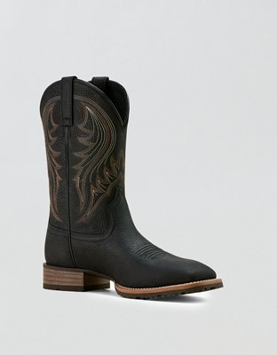 Ariat Men's Hybrid Rancher Wide Square Toe Cowboy Boot - Black