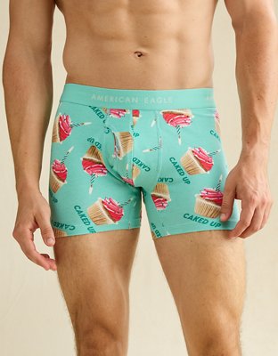 AEO Men's Food 4.5" Classic Boxer Brief - Teal