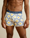 AEO Men's Food 4.5" Classic Cotton Boxer Brief - Raw White