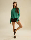 AE Soft & Sexy Ribbed Long-Sleeve T-Shirt - Leaf Green