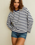 AE Oversized Long-Sleeve T-Shirt - Night Time Navy
