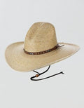 Justin Stampede Straw Western Hat - Natural
