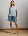 AE77 Premium Sheer T-Shirt - Light Blue