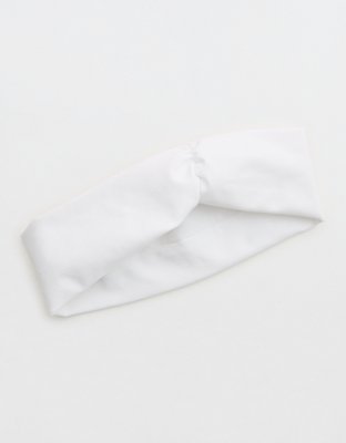 OFFLINE By Aerie The Hugger Cinch Headband - White