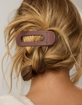 OFFLINE By Aerie Oval Claw Clip - Universe