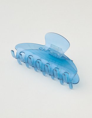 OFFLINE By Aerie Transparent Claw Clip - Marbled Blue