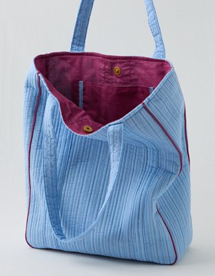 Aerie Quilted Tote Bag - Horizon Sky