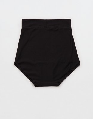 SMOOTHEZ Everyday Super High Waisted Boybrief Underwear - True Black