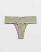SMOOTHEZ Everyday Thong Underwear - Faded Olive
