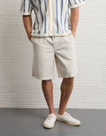 AE 10" Flex Lived-In Pull-On Short - Natural White