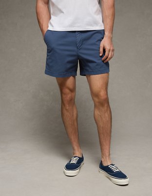 AE 5" Flex Lived-In Khaki Short - Washed Blue