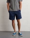 AE 7" Flex Lived-In Khaki Short - Navy