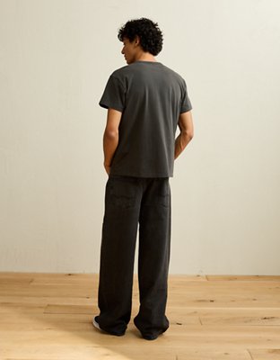 AE Vintage Relaxed Fit Henley T-Shirt - Dark Graphite