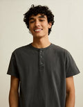 AE Vintage Relaxed Fit Henley T-Shirt - Dark Graphite