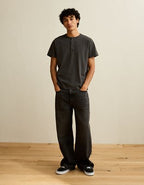 AE Vintage Relaxed Fit Henley T-Shirt - Dark Graphite