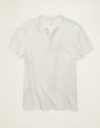 AE Vintage Relaxed Fit Henley T-Shirt - White