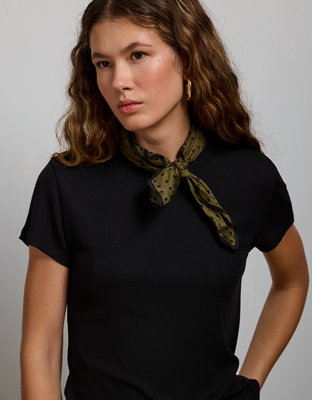 AE77 Premium Ribbed T-Shirt - Black