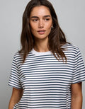 AE77 Striped Everyday T-Shirt - Navy