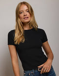 AE77 Heavyweight Ribbed T-Shirt - Black
