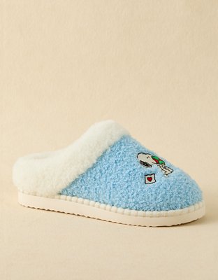 AE Snoopy Holiday Scuff Slipper - Waterfall Splash