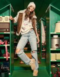 AE Strigid Ripped High-Waisted Stovepipe Jean - Skylight
