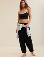 Superchill Cotton Bra Top - Black