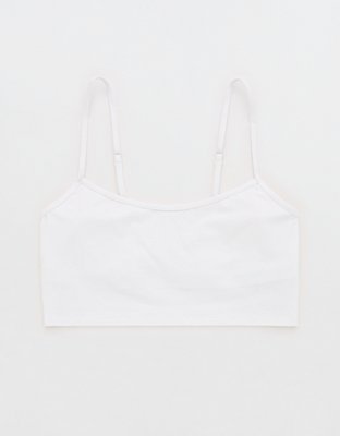 Superchill Cotton Bra Top - Natural White