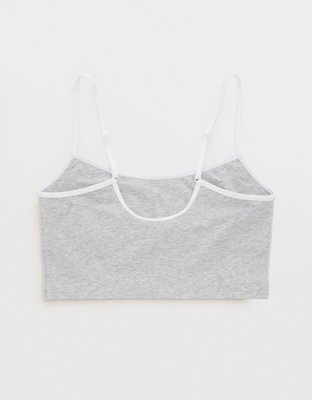 Superchill Cotton Bra Top - Grey