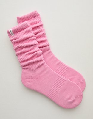 OFFLINE By Aerie Scrunch Socks - Pink Petal