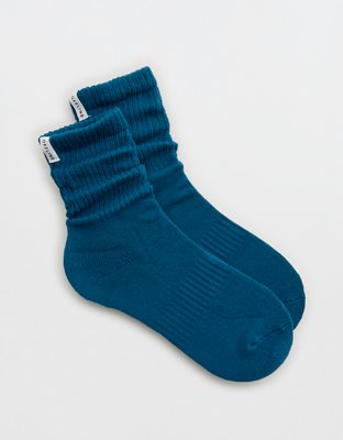 OFFLINE By Aerie Short Scrunch Socks - Twilight Blue