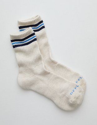 OFFLINE By Aerie Crew Socks - Royal Navy