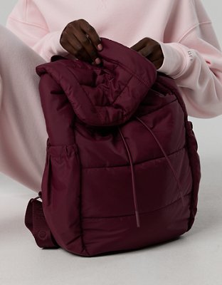 OFFLINE By Aerie Puff Love Backpack - Royal Berry