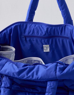 OFFLINE By Aerie Puff Love Weekender Bag - Cobalt Jewel