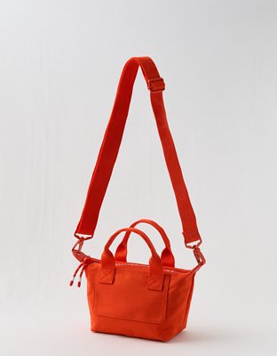 OFFLINE By Aerie Courtside Canvas Crossbody Bag - Orange Flare