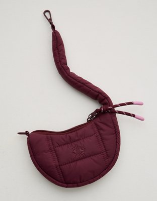 OFFLINE By Aerie Puff Love Mini Clip Bag - Royal Berry