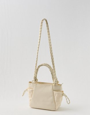 OFFLINE By Aerie Mini Courtside Canvas Tote Bag - Natural