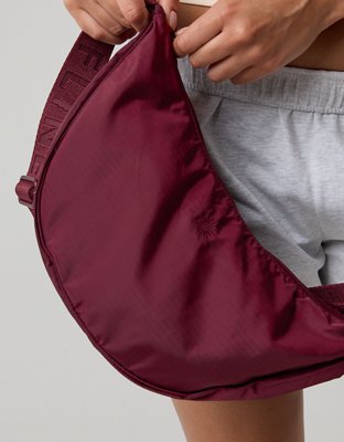 OFFLINE By Aerie Sporty Crescent Bag - Deep Ruby