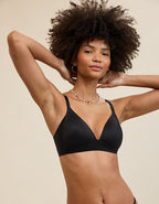 Sunnie Wireless Lightly Lined Bra - True Black