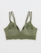 Sunnie Wireless Lightly Lined Bra - Olive Fun