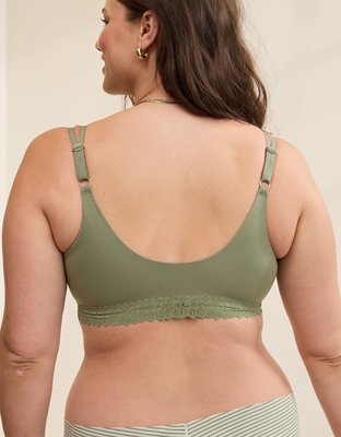 Sunnie Wireless Lightly Lined Bra - Olive Fun